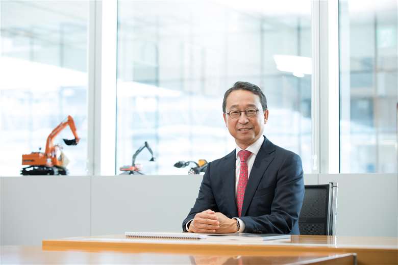 Cho Young-cheul, CEO of Hyundai Doosan Infracore.